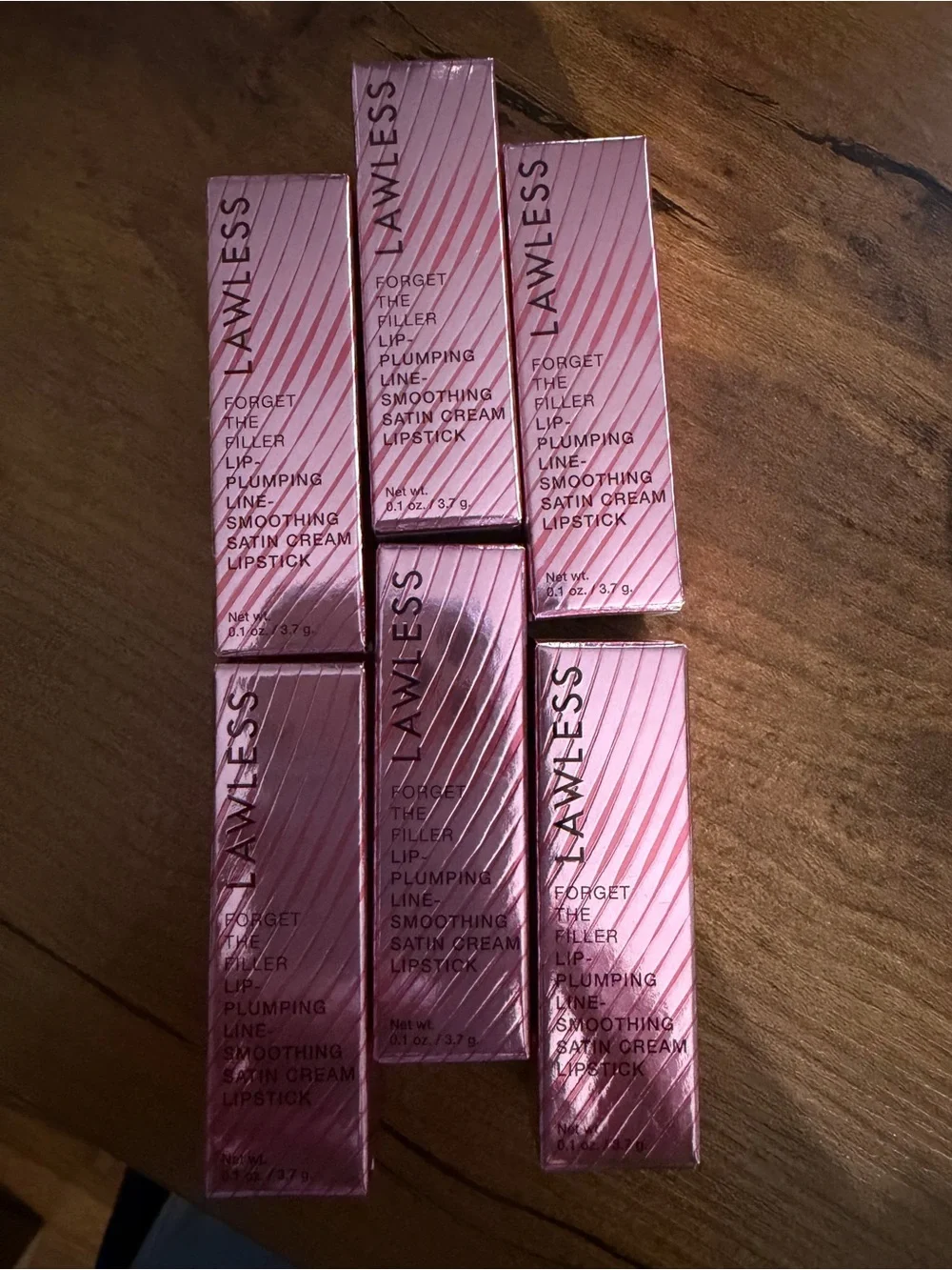 Lawless Lip Plumping Line Smoothing Satin Cream Lipstick in Fawn - BNIB